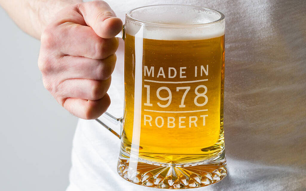 Personalized Pint Glass Beer Tankard