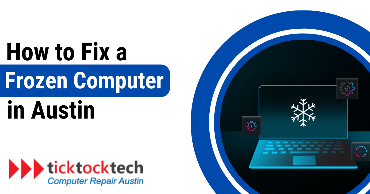 How do I force my computer to unfreeze?