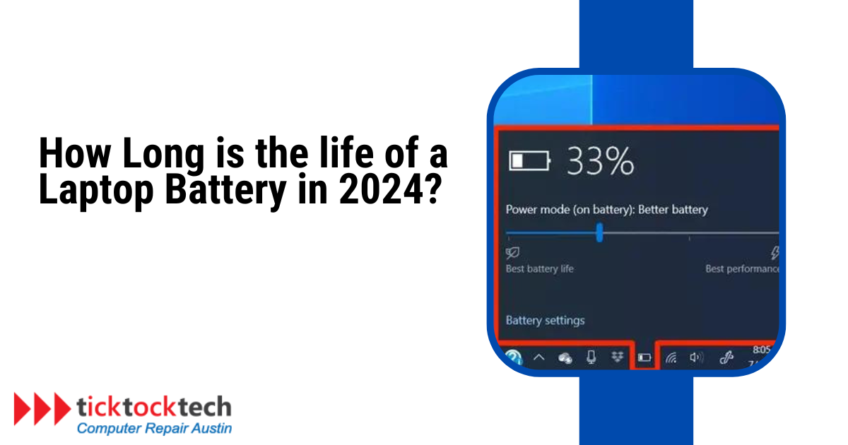 How long is the Life of a Laptop Battery in 2024