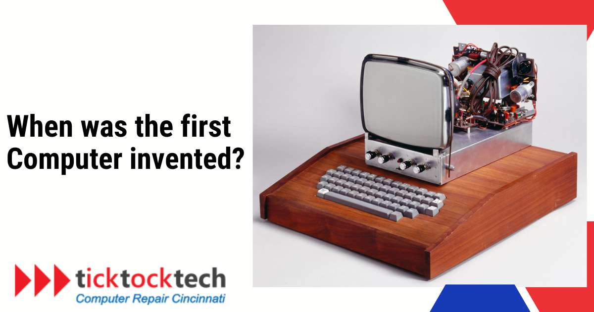 When was the First Computer Invented?