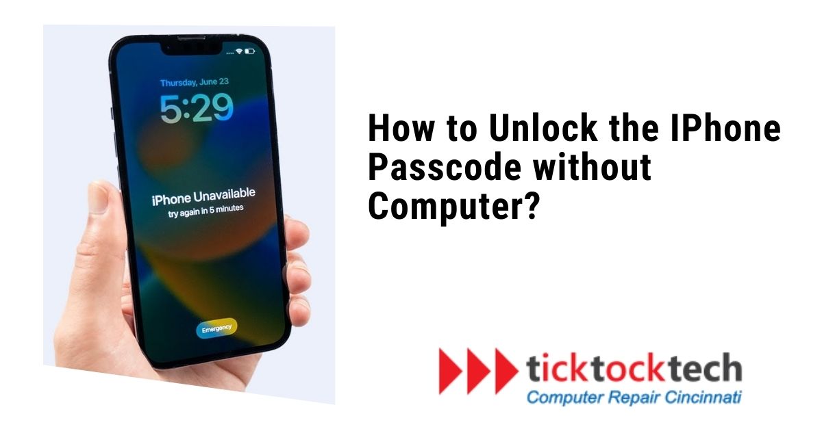 How to Unlock iPhone Passcodes Without a Computer