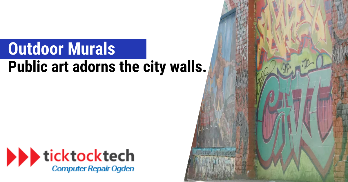 Ogden Outdoor Murals: Public Art Ardons the City Wall