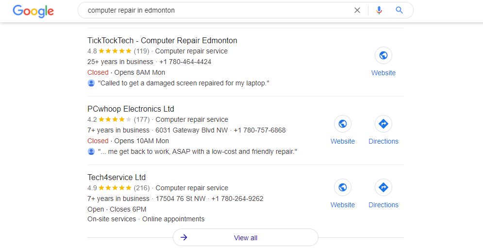Computer repair Edmonton