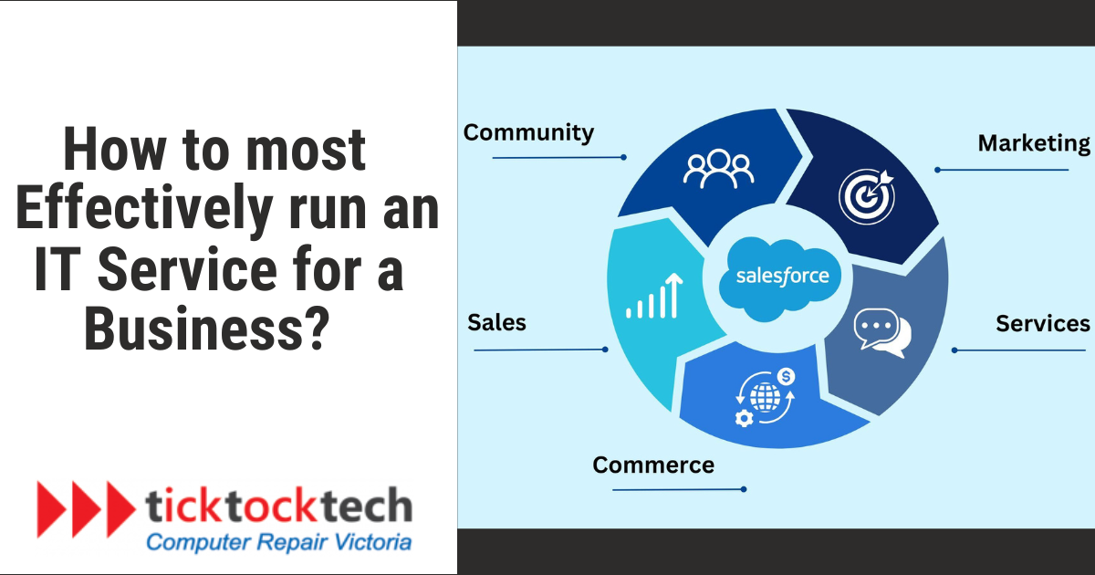 How to most effectively run an IT service for a business?
