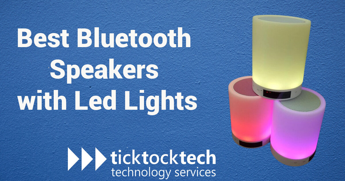 8 Best Bluetooth Speakers with led lights [2022]