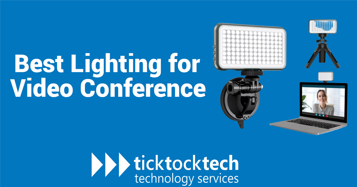 Best lighting for video conferences