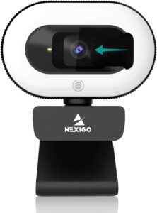 laptop webcam and ring light accessories