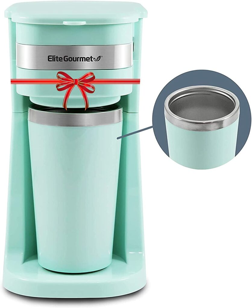 Elite Gourmet EHC113M Personal Single-Serve Compact Coffee Maker