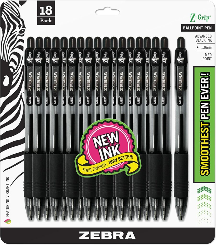 Zebra Pen Z-Grip Retractable Ballpoint Pen