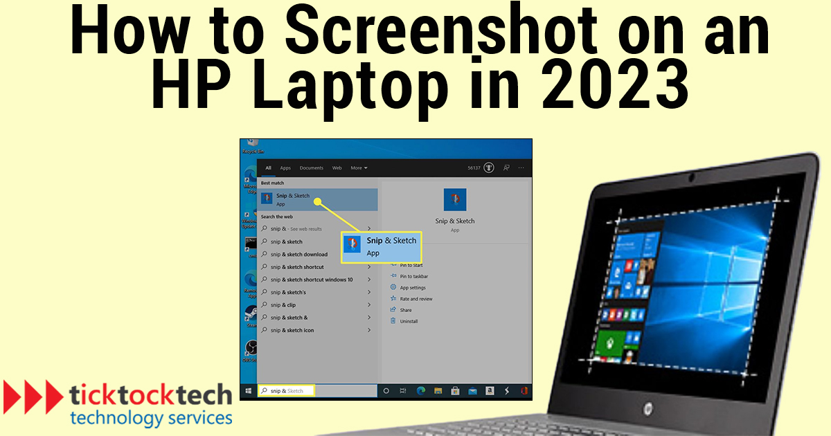 How to screenshot on an hp laptop in 2023