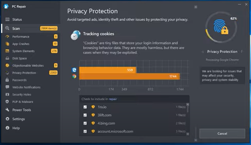 Outbyte PC Repair Privacy Protection