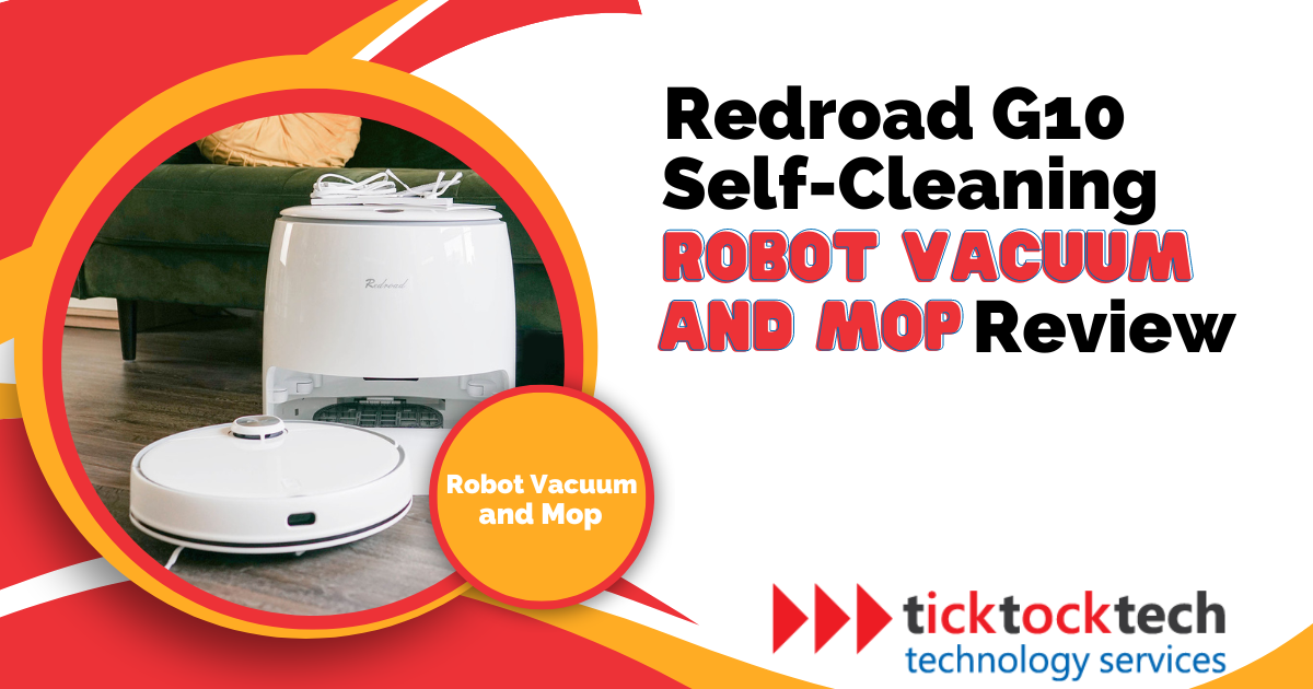 Redroad G10 self-cleaning robot vacuum and mop review