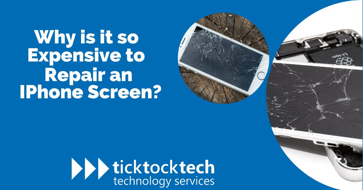 Why is it expensive to repair an iPhone screen?