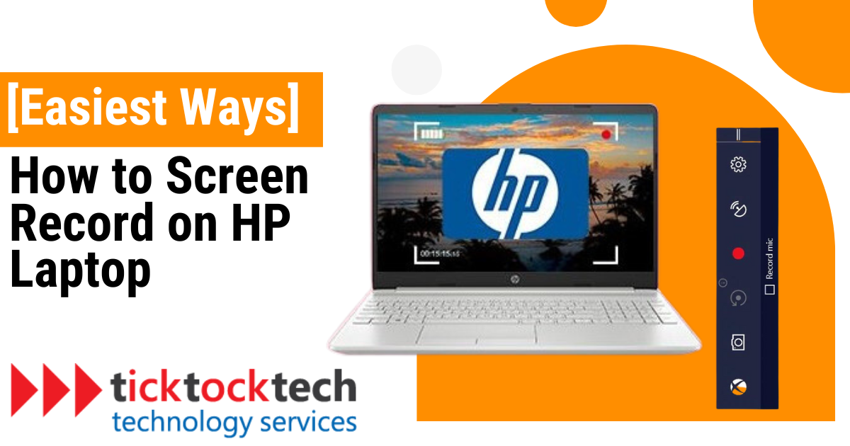 Screen Record on HP Laptop