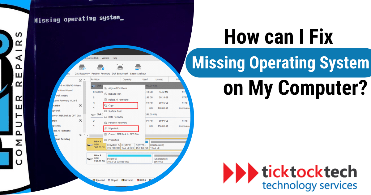 How to Fix "Missing Operating System" on Your Computer