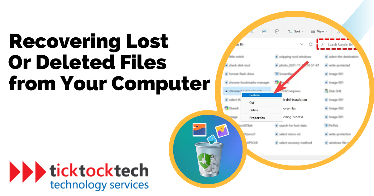 Recovering Lost or Deleted Files from Your Computer