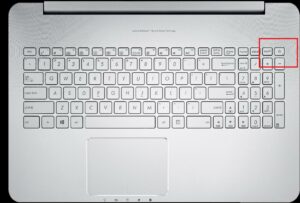 Common Power Button Location on ASUS