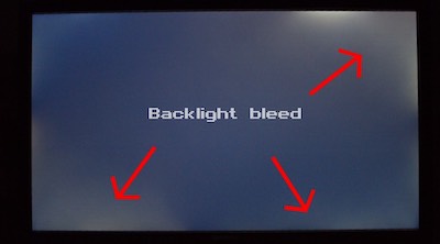 Baclight bleeding