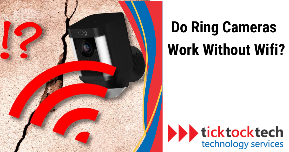 Do Ring Smart Cameras work without WIFI?