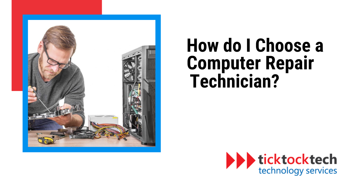How do I choose a computer repair technician?