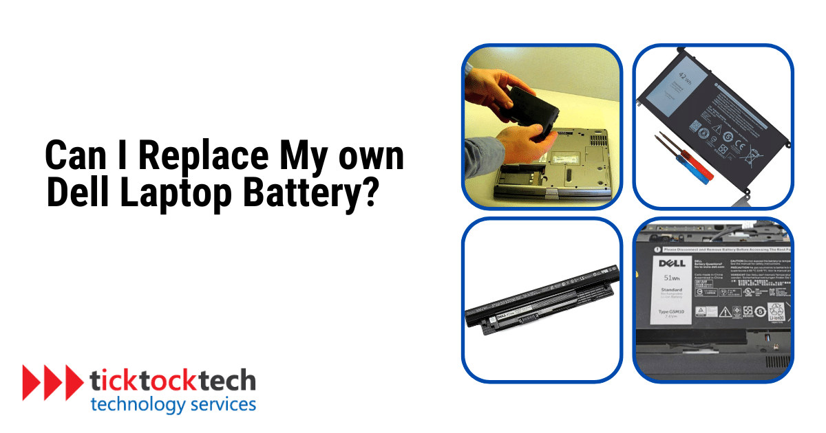 Can I replace my own Dell laptop battery?