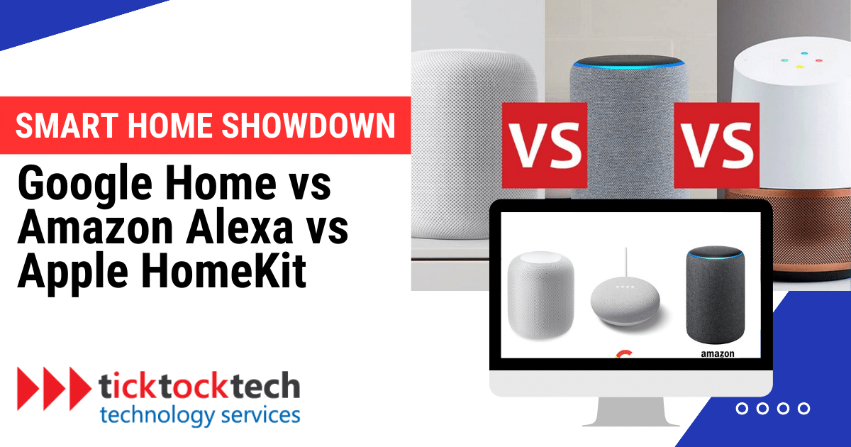 Smart Home Showdown Google Home vs. Amazon Alexa vs. Apple HomeKit